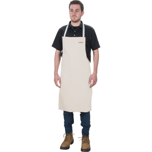 Tablier, Coton, 36" lo x 29" la, Naturel Meunier Outillage Industriel