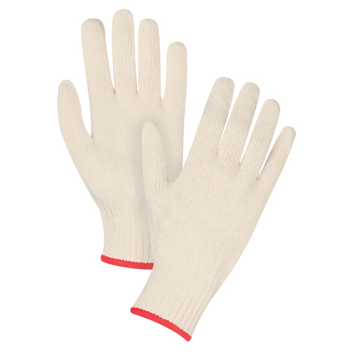 Standard-Duty String Knit Gloves, Poly/Cotton, 7 Gauge, Small Meunier Outillage Industriel