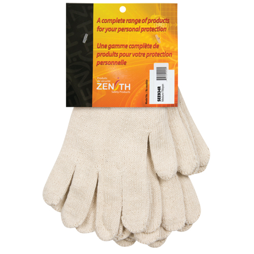 Gants en tricot de poids lourd, Poly/coton, Calibre 7, Moyen Meunier Outillage Industriel