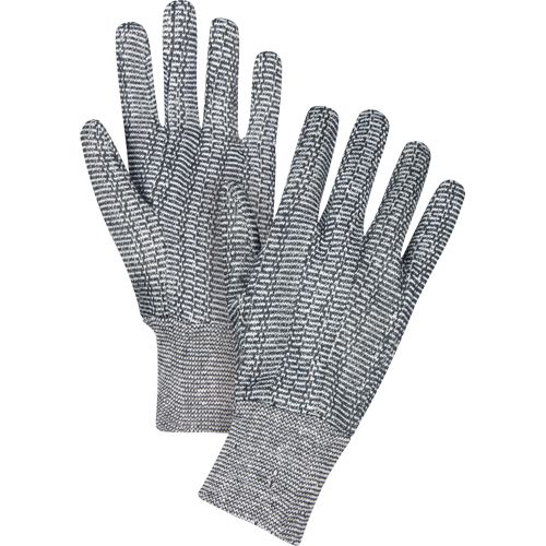Gants de jersey, Grand, Poivre et sel, Non doubl&eacute;, Poignet en tricot Meunier Outillage Industriel