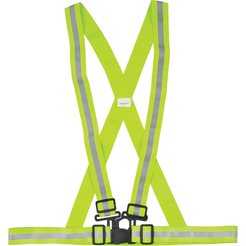 Harnais de s&eacute;curit&eacute; d'usage standard, Jaune lime haute visibilit&eacute;, Couleur r&eacute;fl&eacute;chissante Argent, 2T-Grand Meunier Outillage Industriel