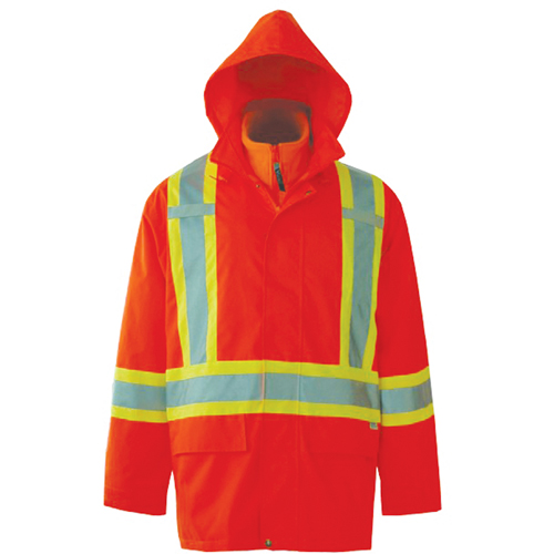Vestes de s&eacute;curit&eacute; 3 en 1 Journeyman, Polyester, Orange haute visibilit&eacute;, Petit Meunier Outillage Industriel