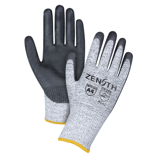 Seamless Stretch Cut-Resistant Gloves, Size 2X-Large/11, 13 Gauge, Polyurethane Coated, HPPE Shell, ANSI/ISEA 105 Level 4/EN 388 Level 5 Meunier Outillage Industriel