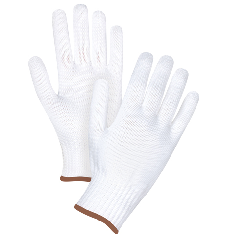 Gants tricot&eacute;s sans couture, Polyester, Calibre 10, Grand Meunier Outillage Industriel