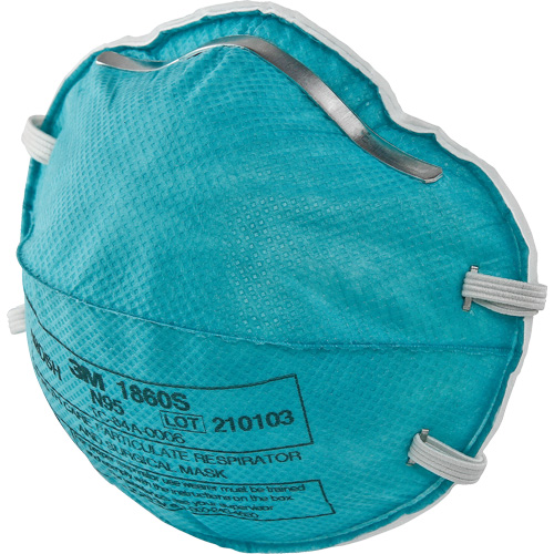 1860S Particulate Healthcare Respirator, N95, NIOSH Certified, Small Meunier Outillage Industriel