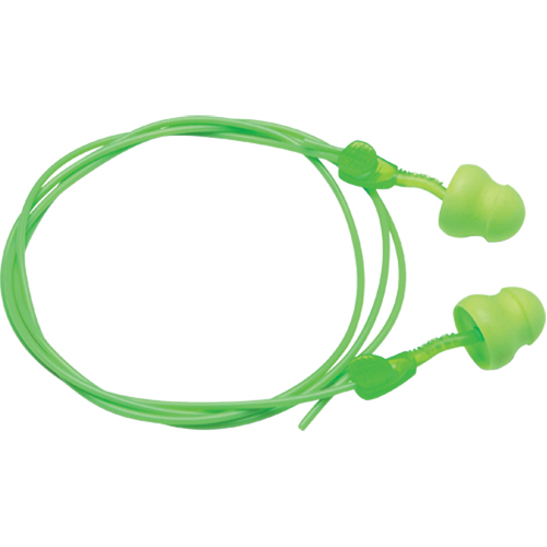 Bouchons d'oreilles en mousse Glide, Vrac - Boîte, Avec cordon Meunier Outillage Industriel