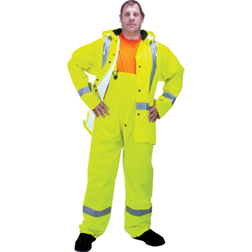 Imperm&eacute;able pour la circulation de premi&egrave;re qualit&eacute; RZ900, Polyester, Petit, Jaune lime haute visibilit&eacute; Meunier Outillage Industriel