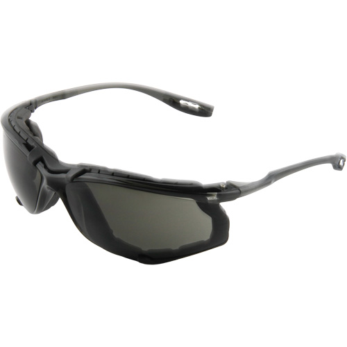 Virtua Safety Glasses with Foam Gasket, Grey/Smoke Lens, Anti-Fog, ANSI Z87+/Meets/Exceeds CSA Z94.3 Meunier Outillage Industriel