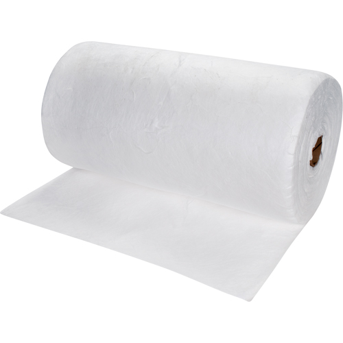 Rouleaux absorbants souffl&eacute;es de premi&egrave;re qualit&eacute;, Lourd, 150' lo x 30" la, Absorption 50 gal. Meunier Outillage Industriel