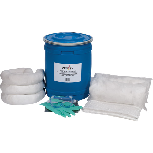 Premium Truck Spill Kit, Oil Only, Drum, 10 US gal. Absorbancy Meunier Outillage Industriel