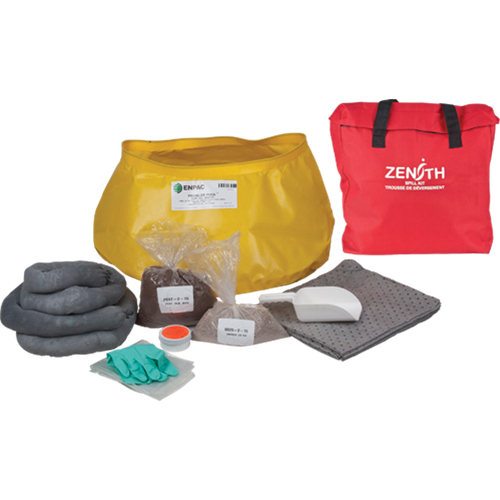 Western Canada Spill Kit, Universal, Bag, 17 US gal. Absorbancy Meunier Outillage Industriel