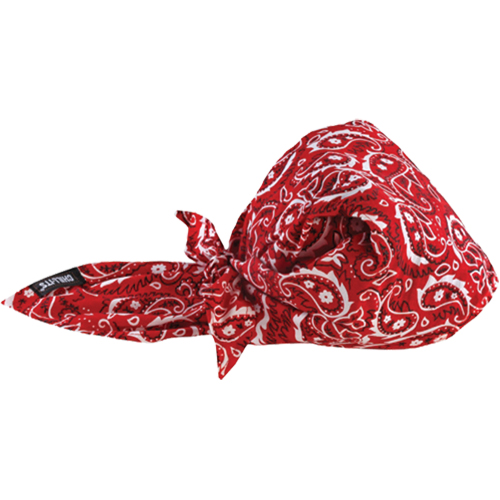 Bandeaux en triangle 6710CT de refroidissement en tissu de serviette Chill-Its, Rouge Meunier Outillage Industriel