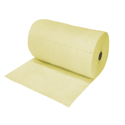 Rouleaux absorbants en fibres fines de calibre industriel, Poids moyen, 150' lo x 30" la, Absorption 50 gal. Meunier Outillage Industriel