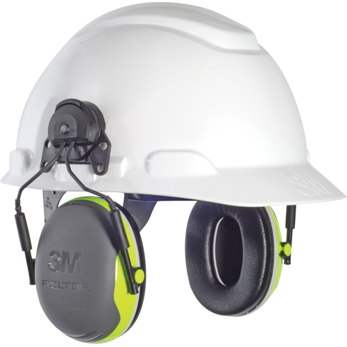 Peltor X Series Earmuffs, Cap Mount, 25 NRR dB Meunier Outillage Industriel