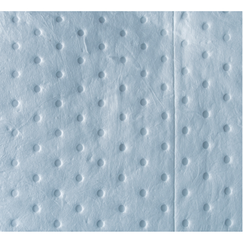 Premium Blue Bonded Sorbent Pads, Oil Only, 15" x 17", 15 gal. Absorbancy Meunier Outillage Industriel