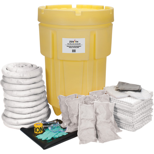 Shop Spill Kit, Oil Only, Drum, 95 US gal. Absorbancy Meunier Outillage Industriel