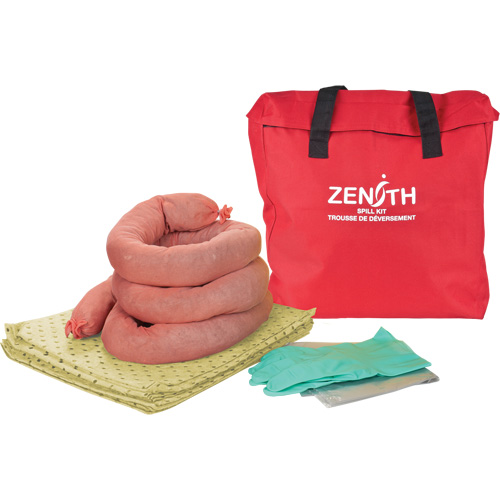 Spill Kit, Hazmat, Bag, 5 US gal. Absorbancy Meunier Outillage Industriel