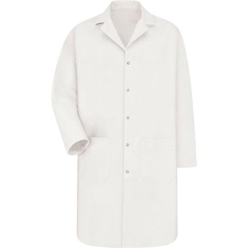 Lab Coat, Poly-Cotton, Small, White Meunier Outillage Industriel