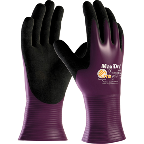 ATG MaxiDry&reg; 56-426 Gloves, 7/Small, Nitrile Coating, 15 Gauge, Nylon Shell Meunier Outillage Industriel