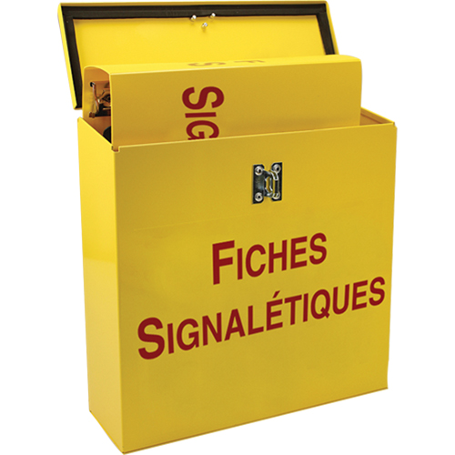 Boîte pour documents de s&eacute;curit&eacute; pour le chantier, Français, Compris reliures Meunier Outillage Industriel