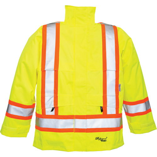 Manteaux 300 deniers Professional Journeyman, Polyester, Petit, Jaune lime haute visibilit&eacute; Meunier Outillage Industriel