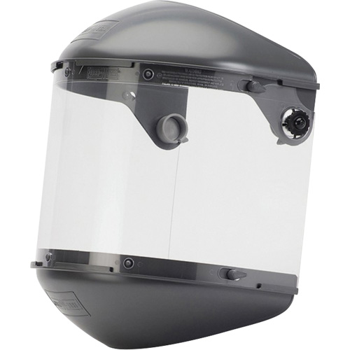 Fibre-Metal Dual 4" Crown High Performance Face Shield System, Propionate, Ratchet Suspension Meunier Outillage Industriel