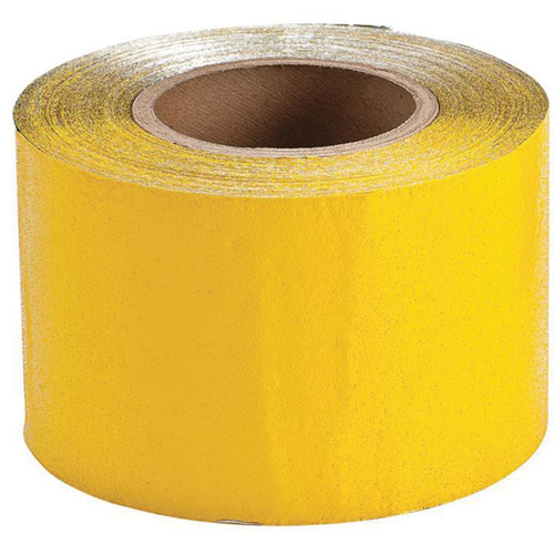 Temporary Pavement Marking Tape, 4" x 150', Vinyl, Yellow Meunier Outillage Industriel