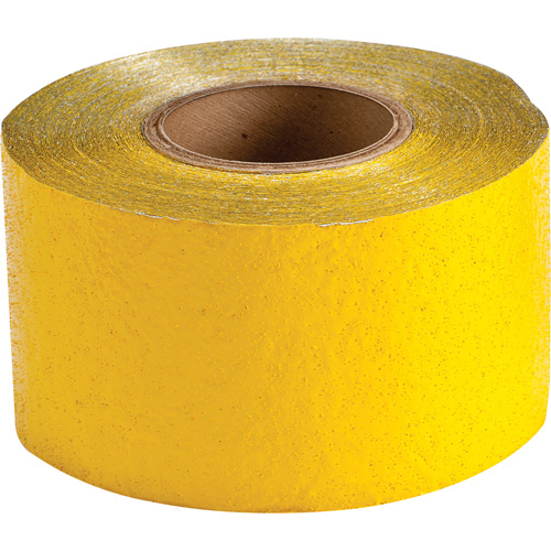 Temporary Pavement Marking Tape, 4" x 150', Retro Reflective, Yellow Meunier Outillage Industriel
