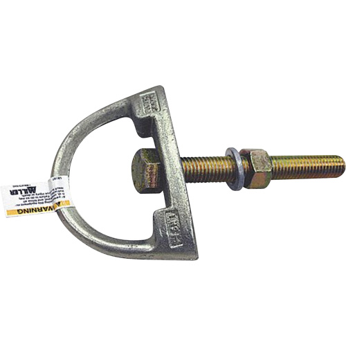 Miller&reg; Anchorage Connector with Hardware, D-Ring, Permanent Use Meunier Outillage Industriel