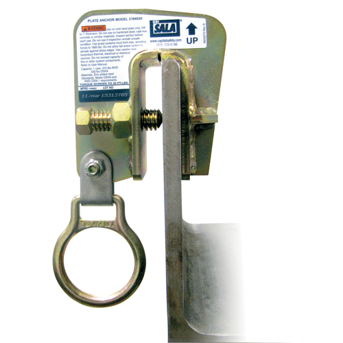 Ancrage pour plaque en acier DBI-SALA, Boulonn&eacute;, Usage Temporaire Meunier Outillage Industriel