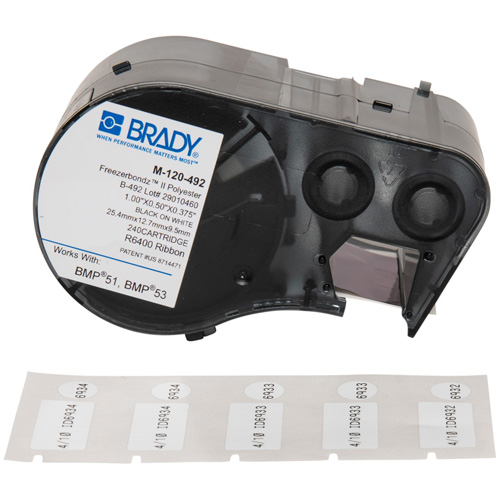 Low Temperature Label Maker Cartridge, Black Meunier Outillage Industriel