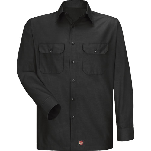 Chemise &agrave; manches longues en tissu ind&eacute;chirable, Hommes, 3T-Grand, Noir Meunier Outillage Industriel
