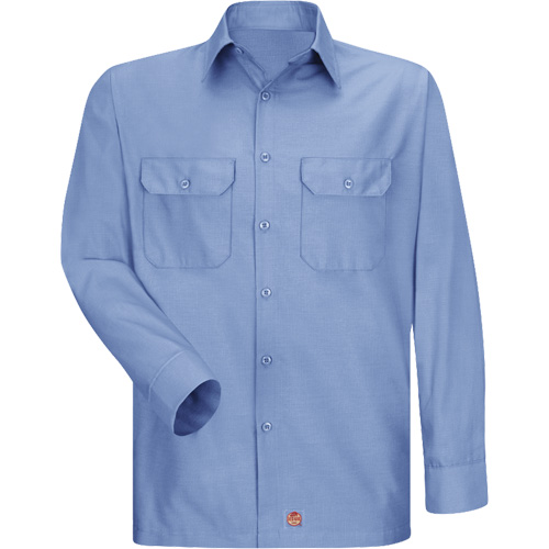 Chemise &agrave; manches longues en tissu ind&eacute;chirable, Hommes, 3T-Grand, Bleu Meunier Outillage Industriel