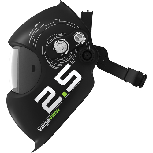 Masques de soudage vegaview2.5, 3,94" lo x 1,97" la Champ de vision, Teinte 2,5/8 - 12, Noir Meunier Outillage Industriel