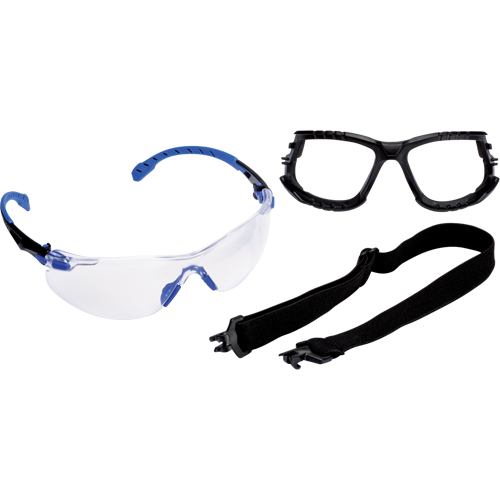 Lunettes de s&eacute;curit&eacute; Solus avec ensemble de lentilles Scotchgard, Lentille Transparent, Antibu&eacute;e, R&eacute;pond ou surpasse la norme CSA Z94.3 Meunier Outillage Industriel