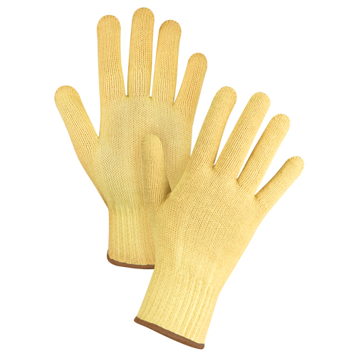 Gants tricot&eacute;s sans couture, Taille Grand/9, Calibre 7, Enveloppe en Kevlar, ASTM ANSI niveau A2/EN 388 niveau 3 Meunier Outillage Industriel