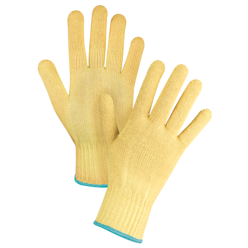 Gants tricot&eacute;s sans couture, Taille T-Grand/10, Calibre 7, Enveloppe en Kevlar, ASTM ANSI niveau A2/EN 388 niveau 3 Meunier Outillage Industriel