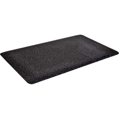 Tapis Foodmaster WD, Lisse, 2' x 2' x 9/16", Noir, Mousse de vinyle Meunier Outillage Industriel