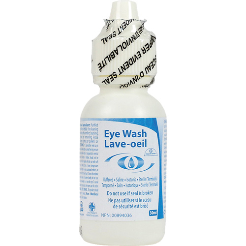 Eyewash Solution, Full Bottle, 30 ml Meunier Outillage Industriel