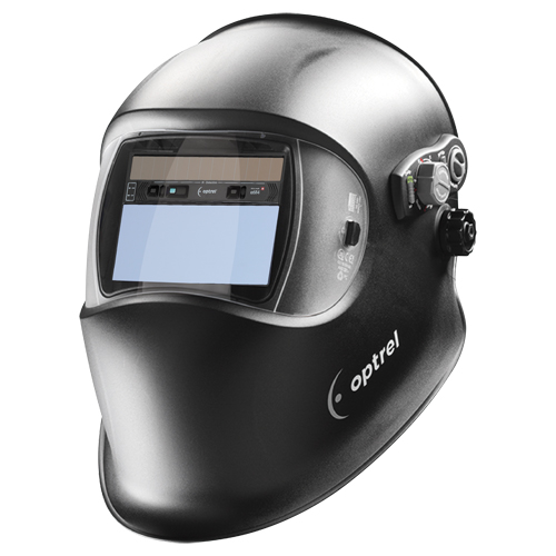 E684 Welding Helmets, 3.94" L x 1.97" W View Area, 4/9 - 13/4/5 - 9 Shade Range, Black Meunier Outillage Industriel