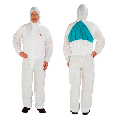 Protective Coveralls, 4X-Large, White, Polypropylene/SMS Meunier Outillage Industriel