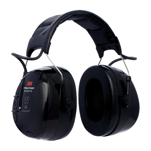 PELTOR WorkTunes Pro Earmuffs, Headband, 26 NRR dB Meunier Outillage Industriel