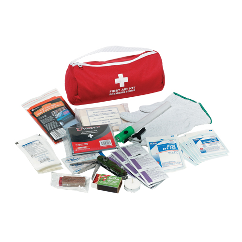 Trousse de premiers soins pour auto Dynamic, Dispositif m&eacute;dical Classe 1, Sac en nylon Meunier Outillage Industriel