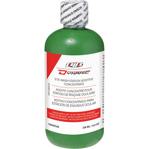 Dynamic Eyewash Additive Concentrate, Full Bottle, 8 oz. Meunier Outillage Industriel