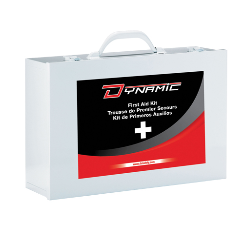 Trousse de premiers soins Ontario Dynamic, Dispositif m&eacute;dical Classe 1, Boîte en m&eacute;tal Meunier Outillage Industriel