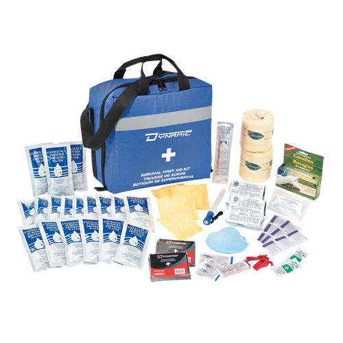 Dynamic Emergency Preparedness First Aid Kit, Class 1 Medical Device, Nylon Bag Meunier Outillage Industriel