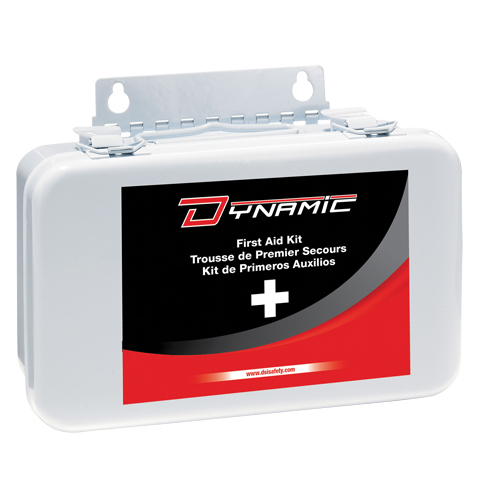 Dynamic Car First Aid Kit, Class 1 Medical Device, Metal B Meunier Outillage Industriel