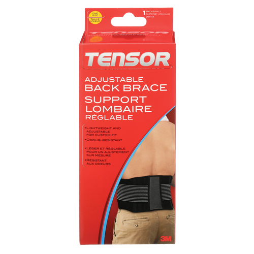 Tensor Adjustable Back Brace, Elastic, One Size Meunier Outillage Industriel