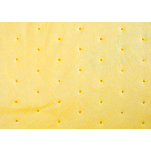 Tampons d'avertissement de premi&egrave;re qualit&eacute; - absorbants haute visibilit&eacute;, Universel, 15" x 18", 24,4 gal. d'absorption Meunier Outillage Industriel