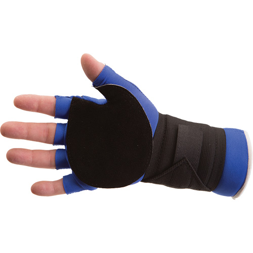 Anti-Impact Glove with Wrist Support, Size Small, Split Leather Palm Meunier Outillage Industriel